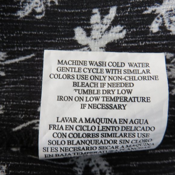 Black and White Camisole Top with Palm Tree Motif by Lily White - Picture 7 of 10